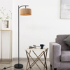 Nouveau Moderne Simple corde de chanvre tissé lampadaire chambre lampadaires