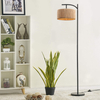 Nouveau Moderne Simple corde de chanvre tissé lampadaire chambre lampadaires