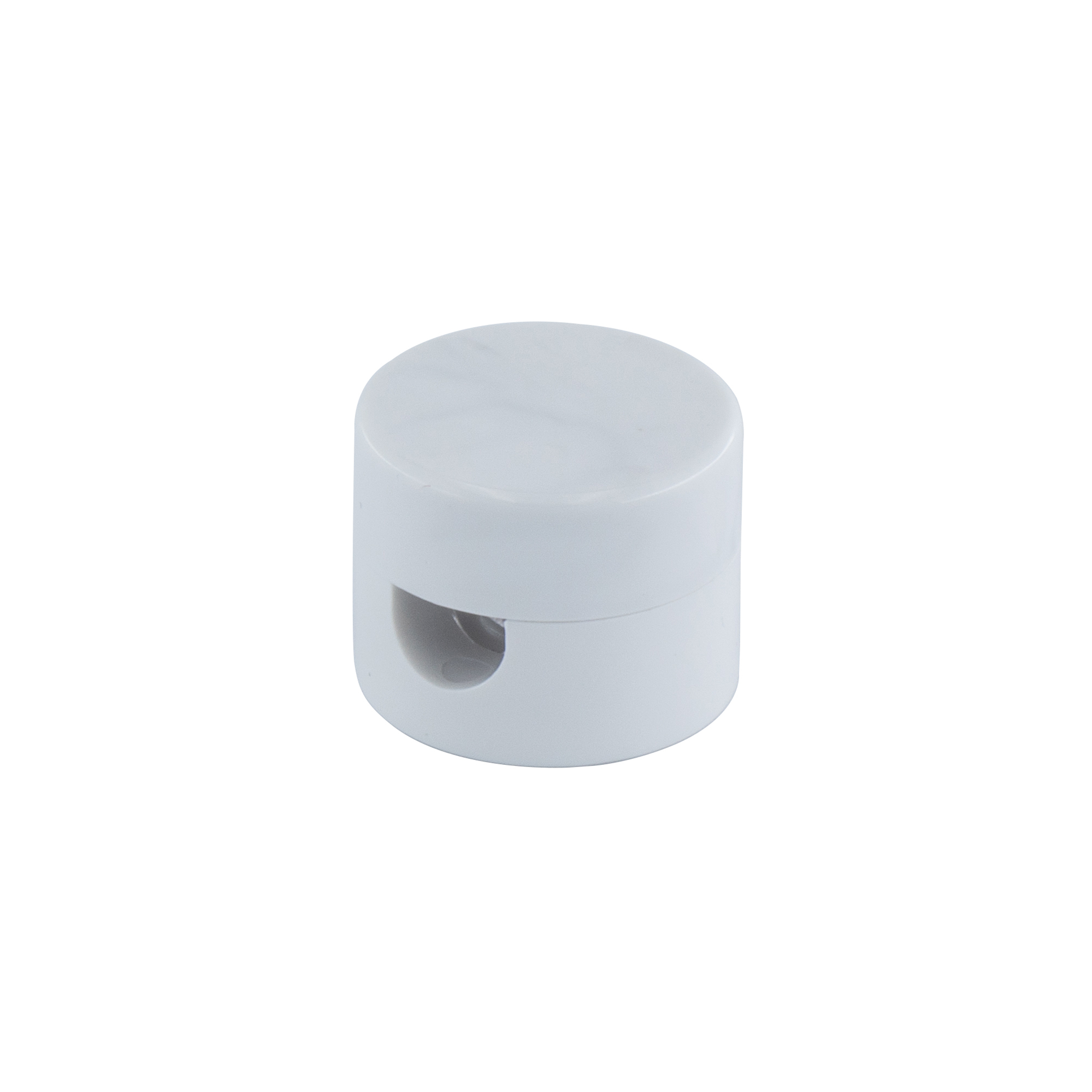 Support de câble rond en plastique D23mm×H18mm pour la décoration de la maison