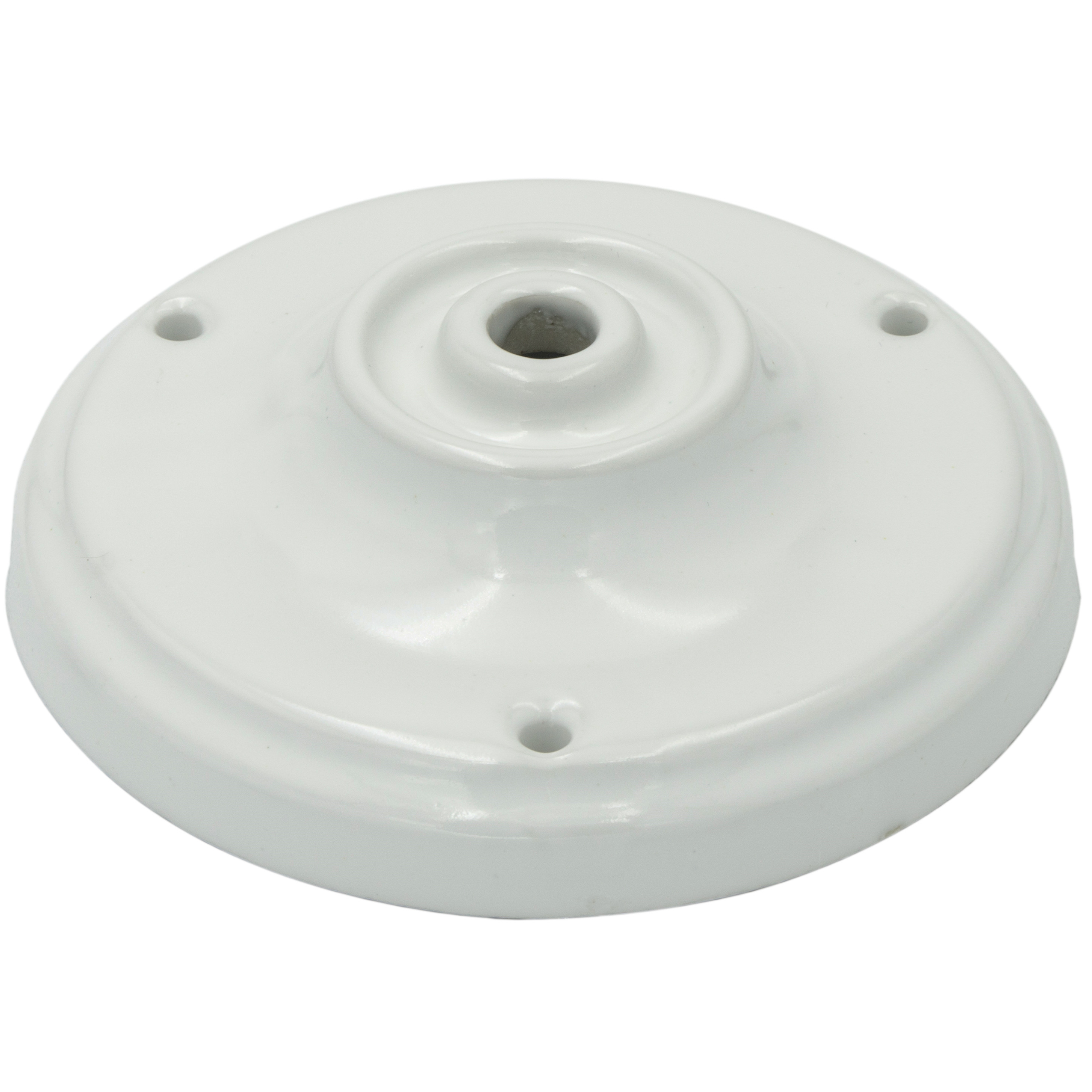 Rosaces de plafond enfichables résidentielles en porcelaine D104MM 