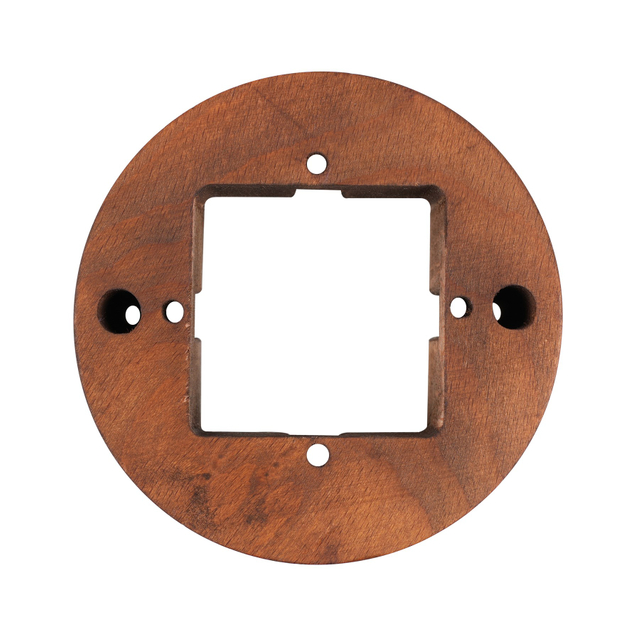 Nouveau conception D100mm Wood Surface Mounted Interrupte Panneau