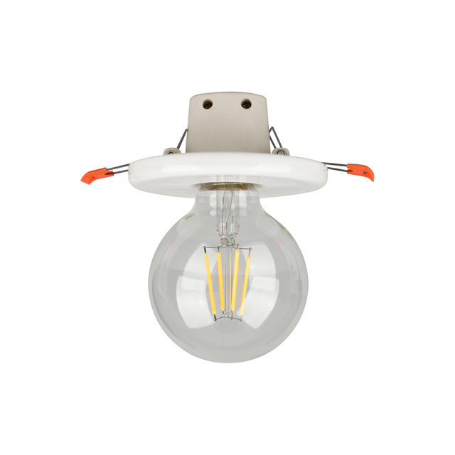 Céramique E27 Flush monté 250V 4A Porte-lampe 