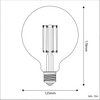 Ampoule LED G125 7W Globe Transparent 806Lm E27 2700K Intensité Variable